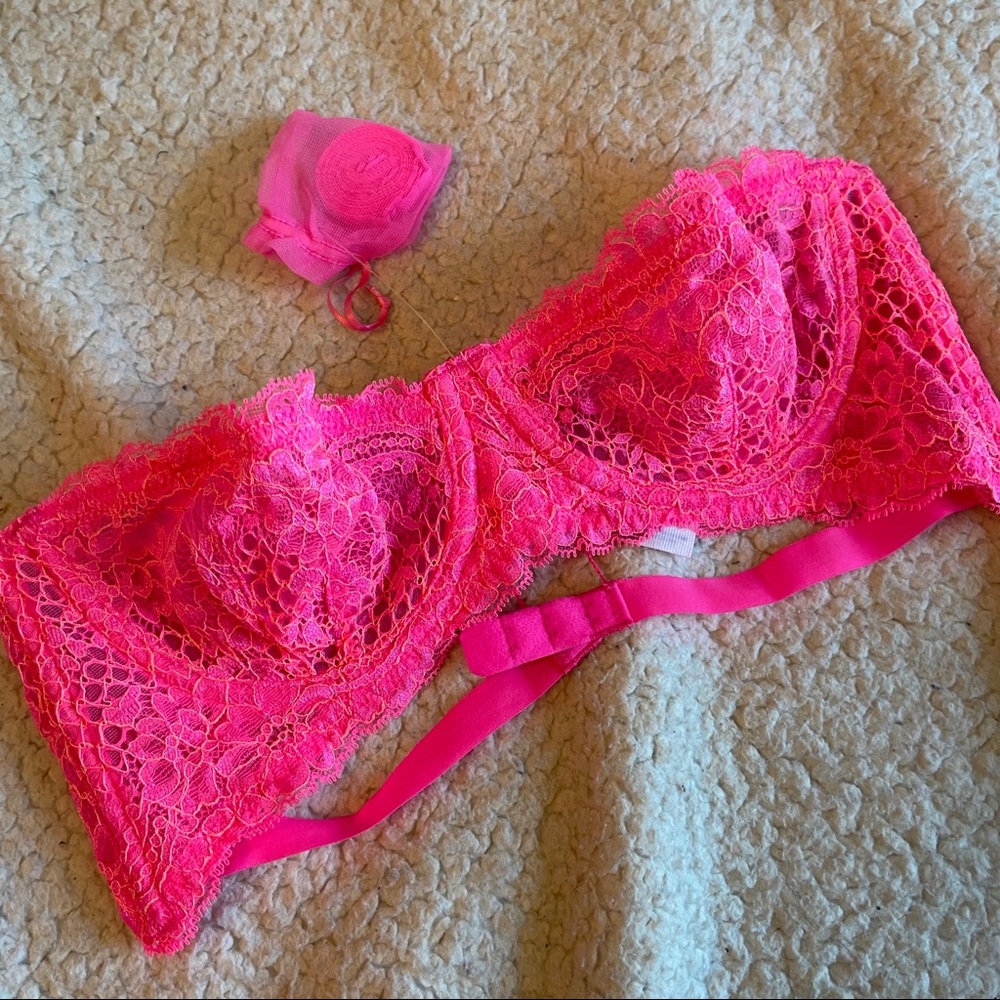 NWOT Free People Lindy Loo Lace Strapless Bra 34A - Picture 5 of 8